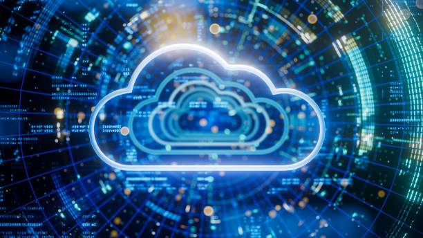 cloud computing data center multi cloud hybrid cloud information storage cyber security encryption edge computing data lake - chmura zdjęcia i obrazy z banku zdjęć