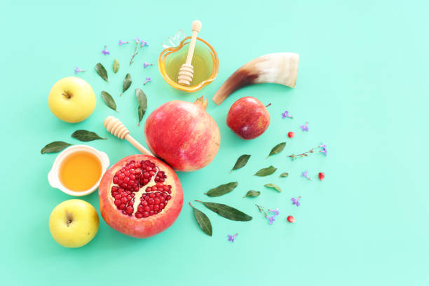 istock Rosh hashanah (jewish New Year holiday) concept. Traditional symbols 1668834257