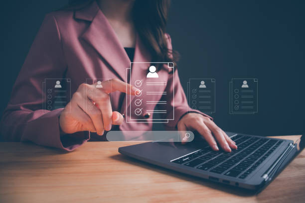 istock Business development concept by choosing professional leaders, Human Resources management, recruitment employment headhunting. employee talent, The process of selecting people join the work. 1669082277