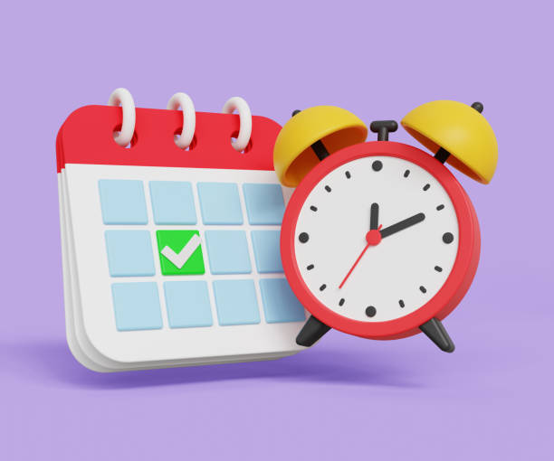 istock 3D time management concept, Schedule, time appointment, plan your day, reminder, important date concept. 3d illustration 1669088434