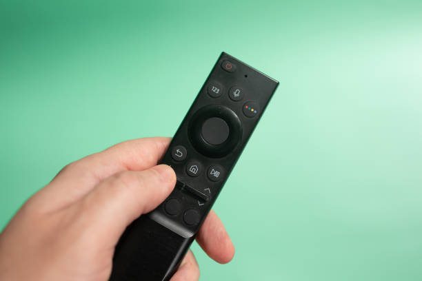 istock Manage home appliances, elements of a smart home with remote control, comfort for life. 1669108363