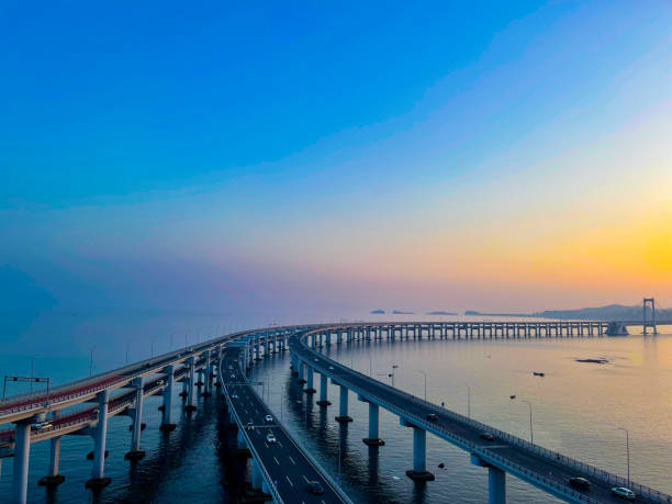 istock Overlooking the Cross Sea Bridge 1669135239