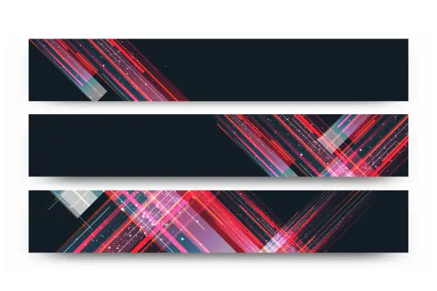 Vector illustration of Technology banner template