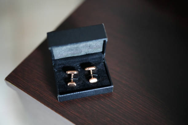 istock cufflinks for wedding dress 1669786608