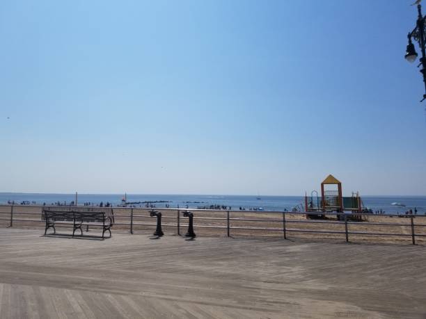 istock View of the beach in coney island 1669802904