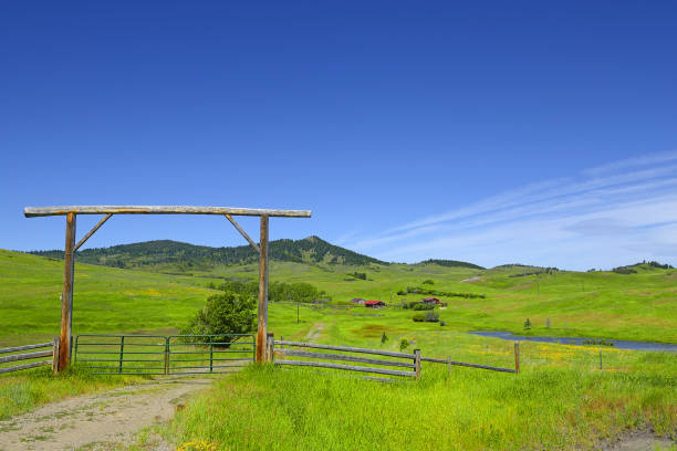 istock Typical rural ranch in Montana, USA 1669856167