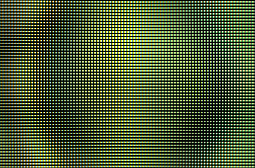 Macro photography of detailed of colorful OLED monitor.