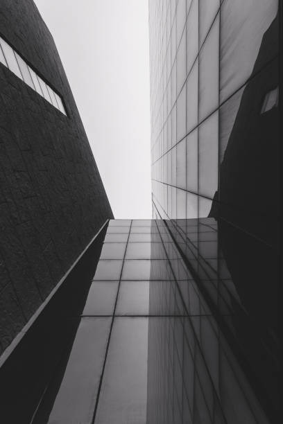 istock Architectural Perspective on Details of Modern Buildings 1669912272