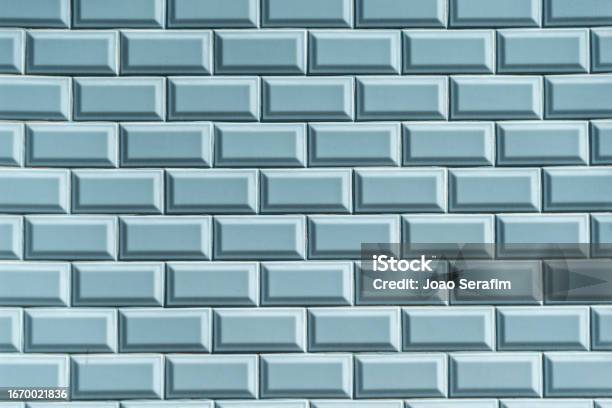 Blue Rectangular Mosaic Tile Texture Background Stock Photo - Download ...