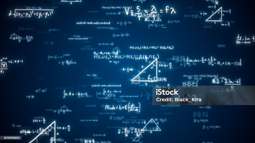 Abstract Math And Science Abstract Physics Equation Concept Mathematics Calculation Sciences ...