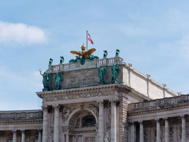 istock the building has columns and statues on each side of it 1670121468