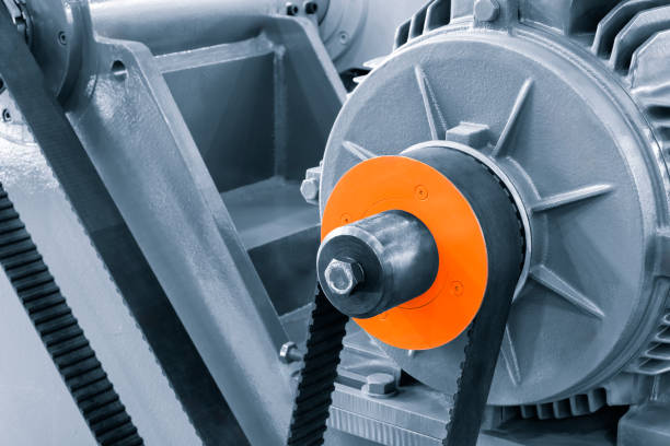 istock Belt drive system, industrial machinery transport concept 1670125263
