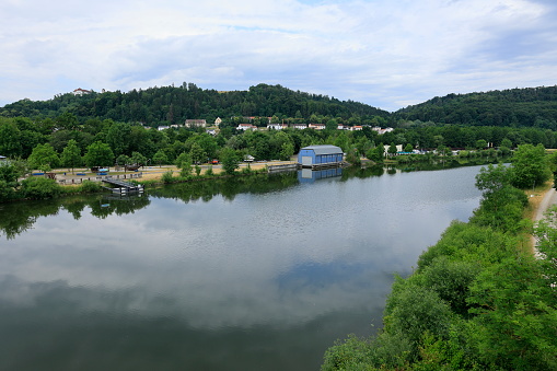 View of the Main-Danube Canal near Beilngries in Bavaria