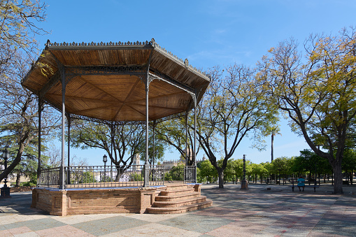 Music kiosk in the Alameda park in Jerez de la Frontera.