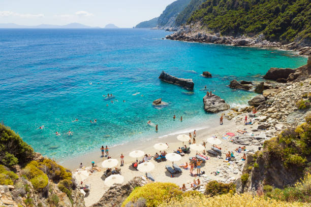 Agios Ioannis beach on Skopelos island