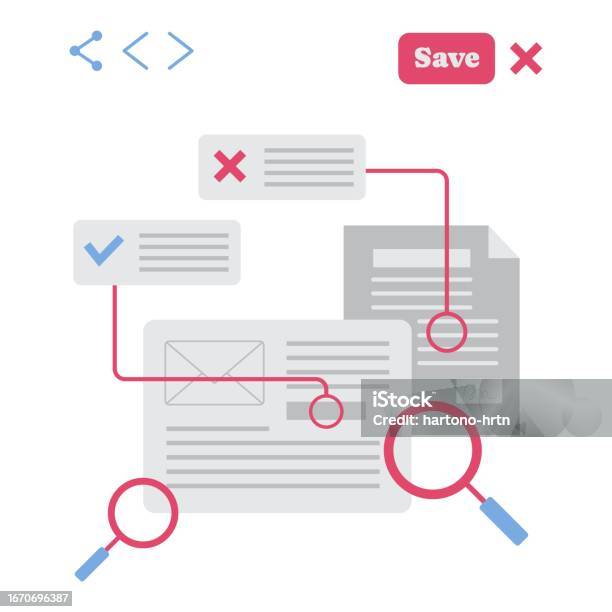 Data Analytic Concept Vector Illustration Modern Flat Vector ...