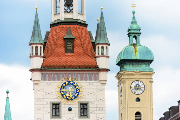 istock Clock Tower of Old Town Hall (Rathaus), Munich, Bavaria, Germany. 1670700681