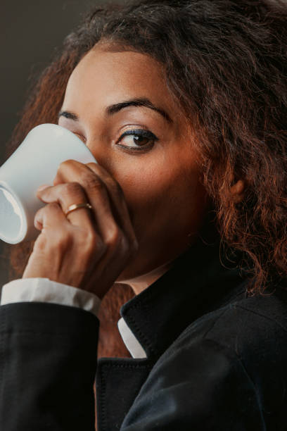 istock Espresso in hand, she dominates business worlds 1670715813