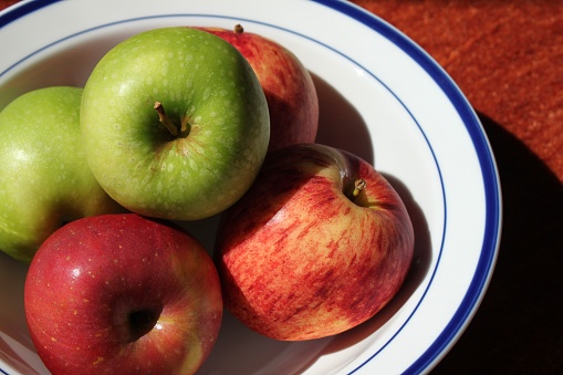 Apples represent hope for a sweet year when served with honey for Rosh Hashanah