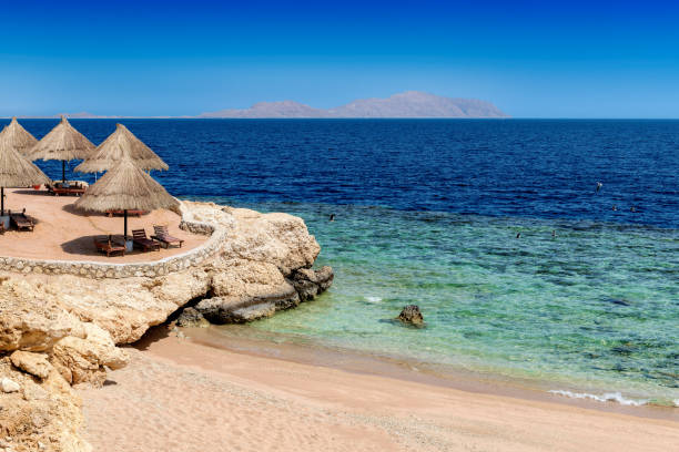 istock Tropical beach in Sharm el Sheikh, Egypt. 1670743749