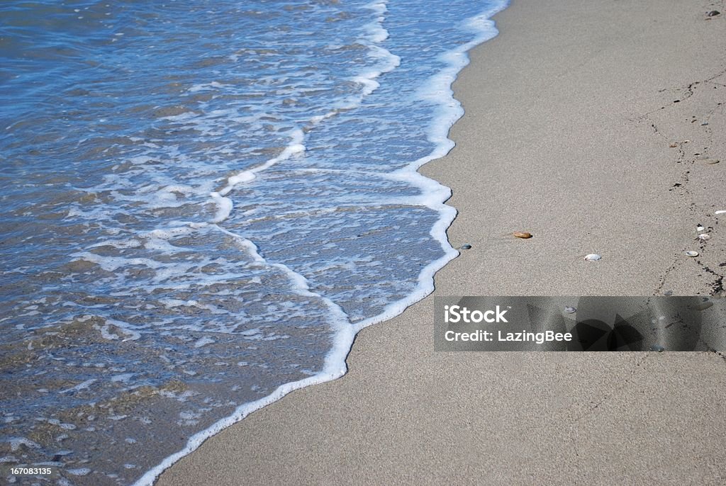 Just Sea and Sand  Backgrounds Stock Photo