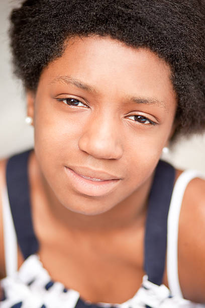 istock Black teenager girl 167083383