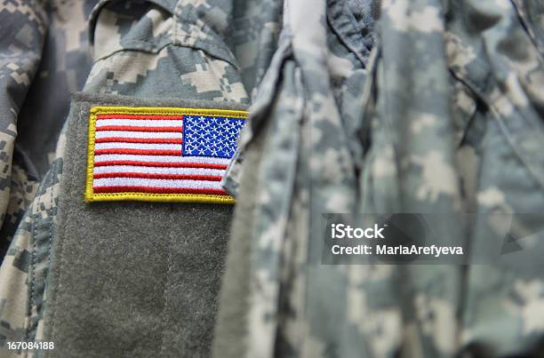 Us Army Uniform Stock Photo - Download Image Now - Textile Patch, USA, Army