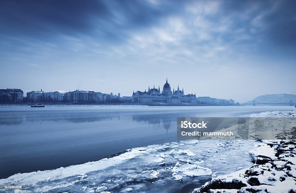Budapest en hiver - Photo de Hiver libre de droits