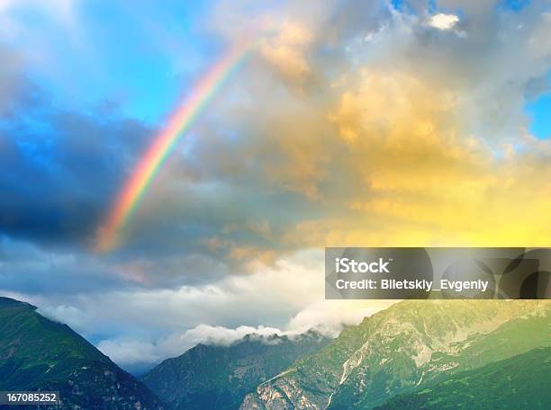 Rainbow Stock Photo - Download Image Now - Rainbow, Atmospheric Mood, Dramatic Sky