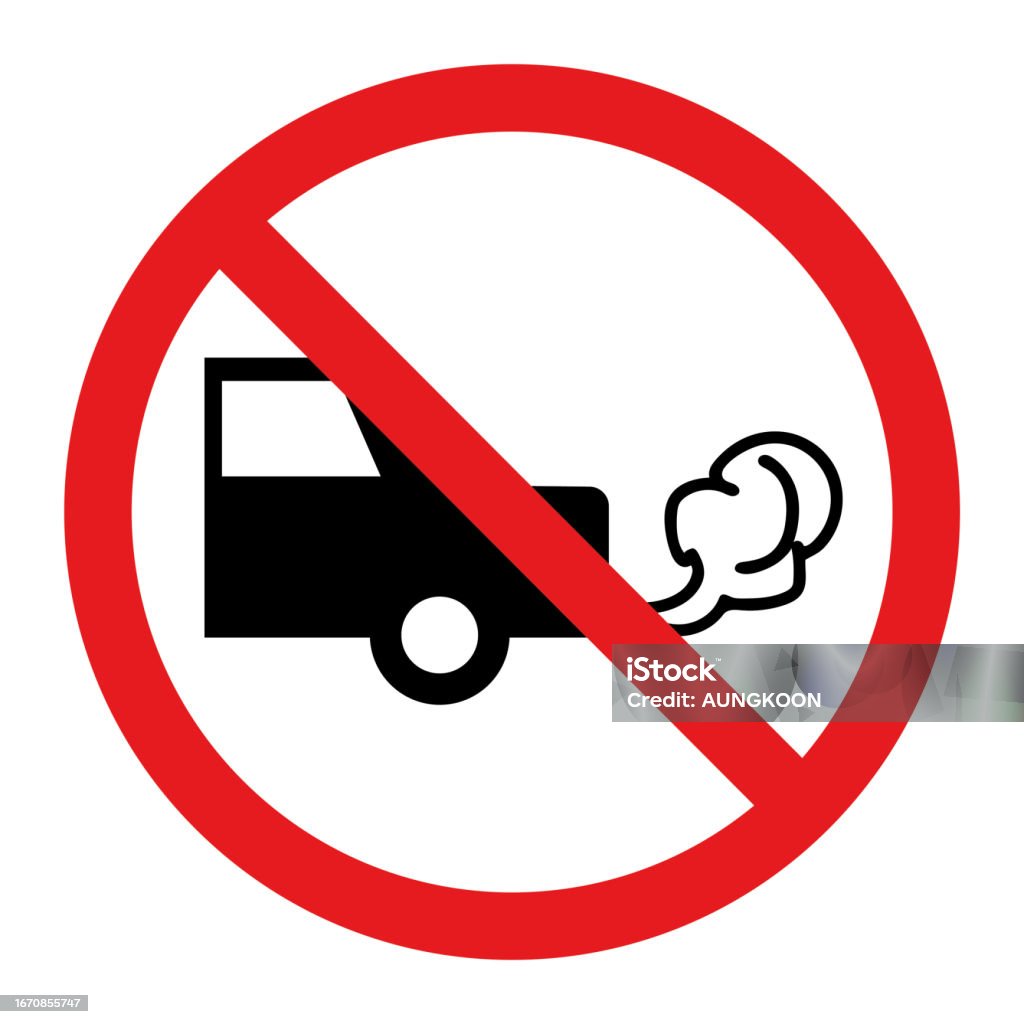 Go Off Do Symbol Sign Please Go Off Do Not Leave The Engine Running Vector ...