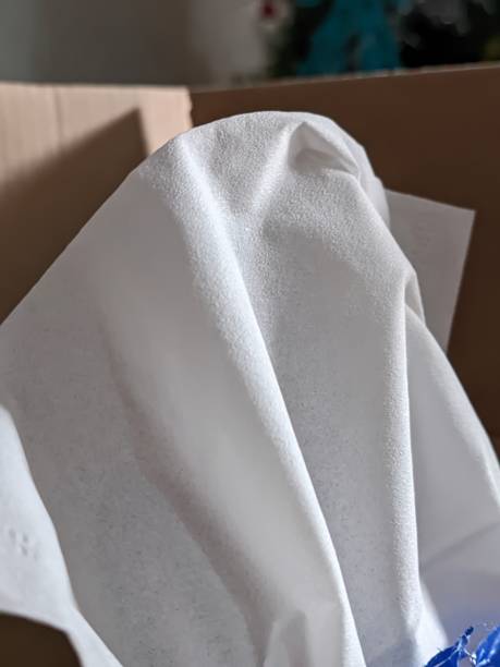 istock close up of white tissue in a cardboard box 1670874088