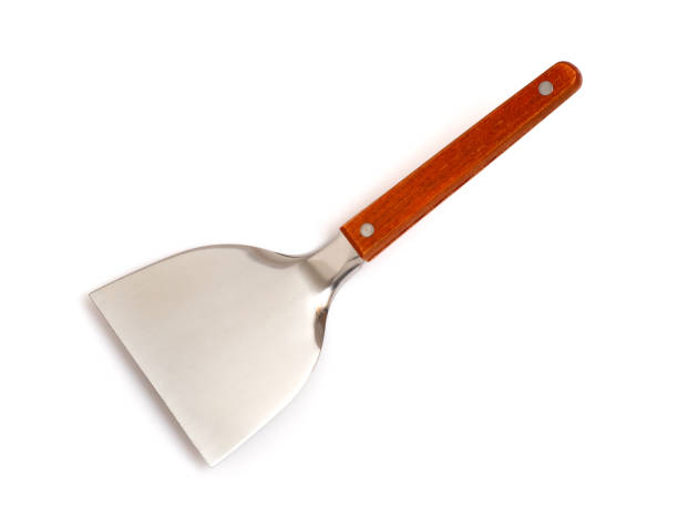 istock Metal spatula for teppanyaki cooking 1670981266