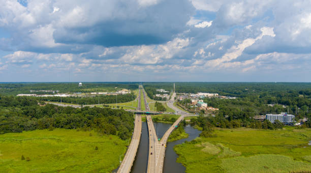 istock Aerial view of Daphne, Alabama in September 1670982354