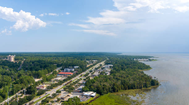 istock Aerial view of Daphne, Alabama in September 1670982399