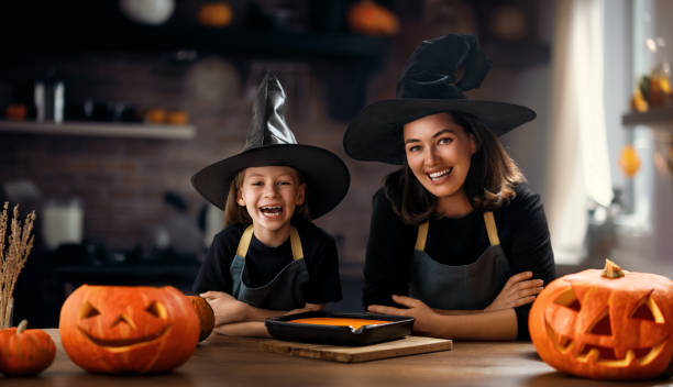 istock family preparing for Halloween 1671062885