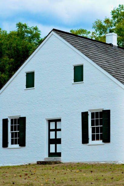 dunker church, antietam national battlefied, sharpsburg, maryland (usa) - stonewall jackson zdjęcia i obrazy z banku zdjęć