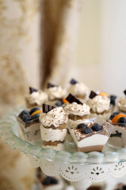 istock Sweet, buffet table with cakes, pies, cookies with glaze. 1671191721