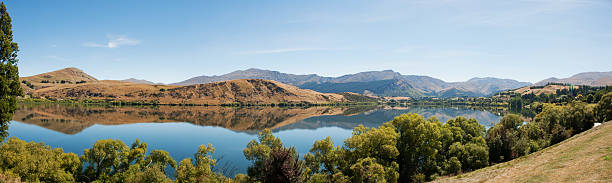 Lake Hayes, Queenstown, New Zealand stock photo