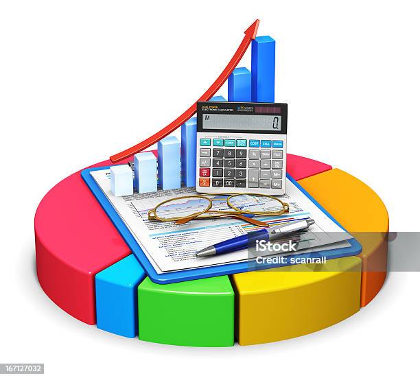 Estadísticas Y Contables Concepto Foto de stock y más banco de imágenes de Calculadora - Calculadora, Conceptos, Conceptos y temas