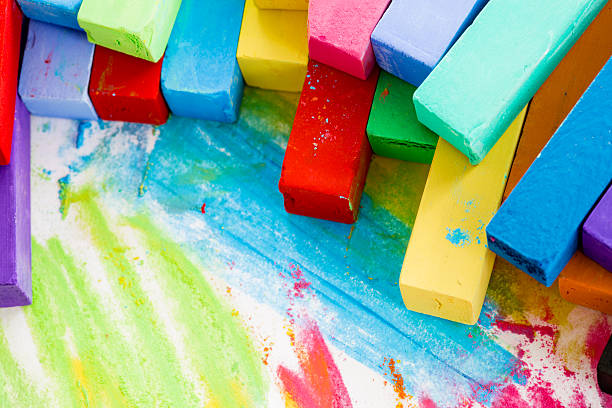 istock Colorful chalk pastels 167127336