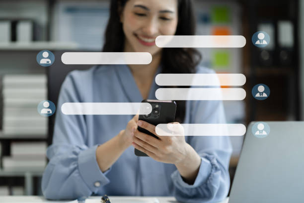 istock women chatting correspondence with friends online using smartphone, read messages. 1671286459