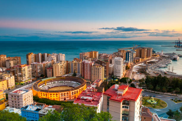 istock Malaga Cityscape at Sunset, Spain 167129020