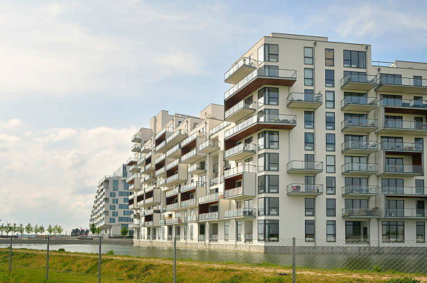 istock Danish Modern Apartments In Vestamager 167129107