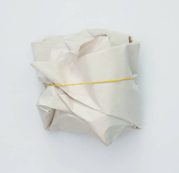 istock Food wrapping paper on white 1671291143