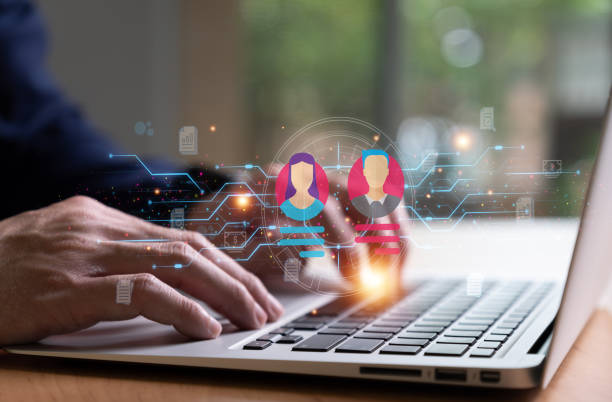 istock Entrepreneur using electronic devices for store customer data to gain customer insight in order to create marketing campaign that can help to increase sale and identify potential customer. 1671292212