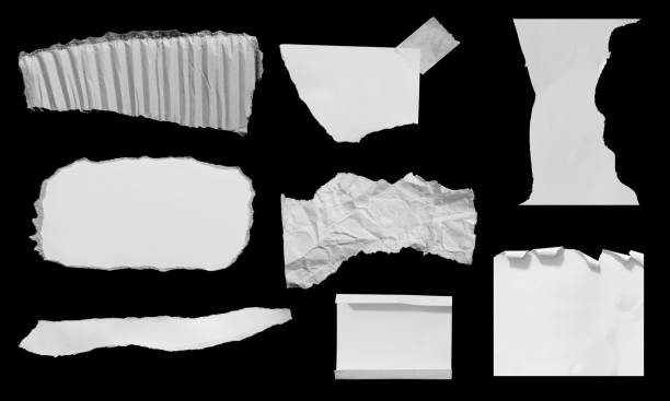 istock Set of ripped paper isolated 1671317858