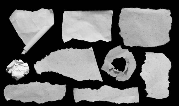 istock Set of ripped paper isolated 1671318939