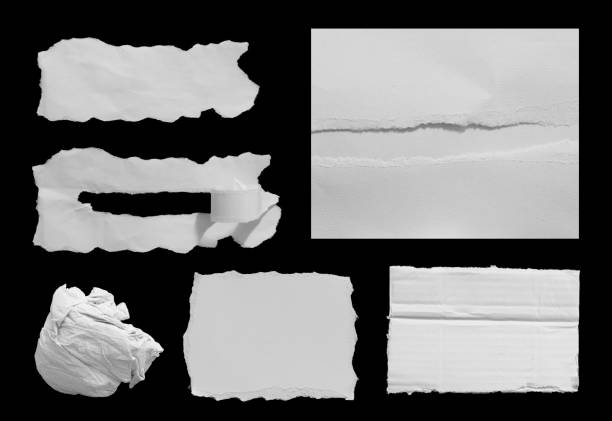 istock Set of ripped paper isolated 1671319472