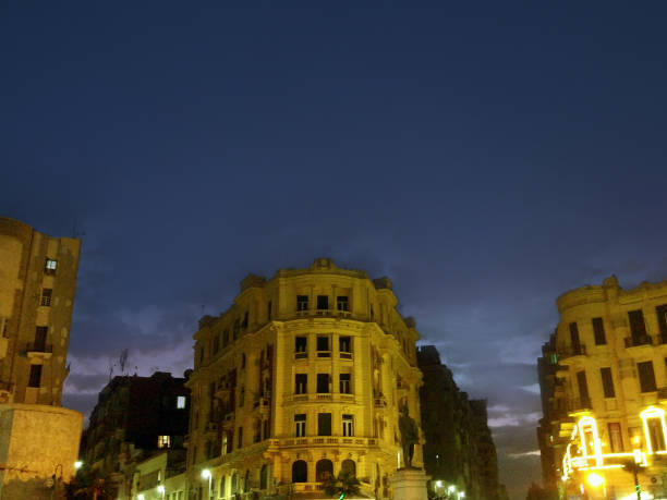 istock Talaat Harb Square (Midan Talaat Harb) at night, Downton Cairo, Egypt 1671361412
