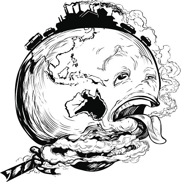 illustrazioni stock, clip art, cartoni animati e icone di tendenza di salvare la terra - global warming earth globe warming up